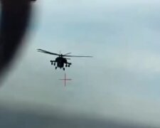 Російський вертоліт: скрін з відео