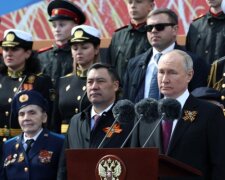 Владимир Путин на Параде Победы, фото: youtube.com