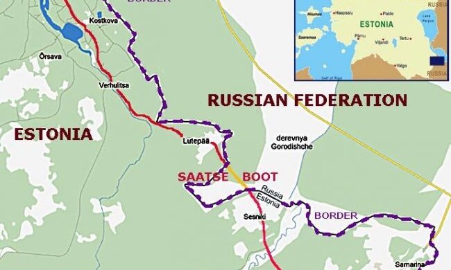 Кордон Росії та Естонії, фото: youtube.com