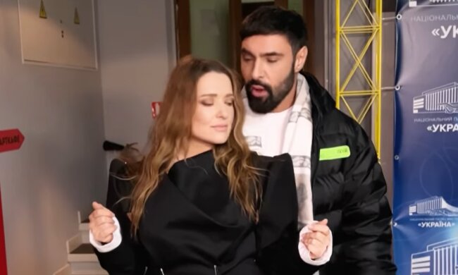 Наталья Могилевская и Виталий Козловский, кадр с видео