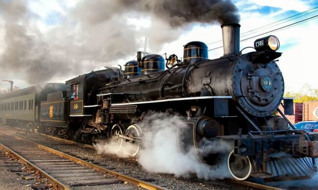 Старый поезд. Фото: YouTube