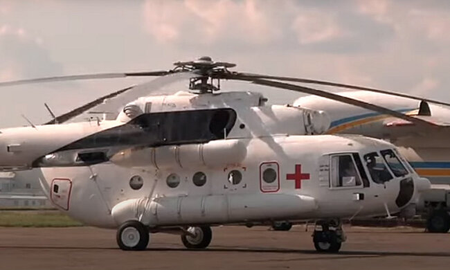 Аэромедицинская помощь. Фото: скриншот YouTube-видео.