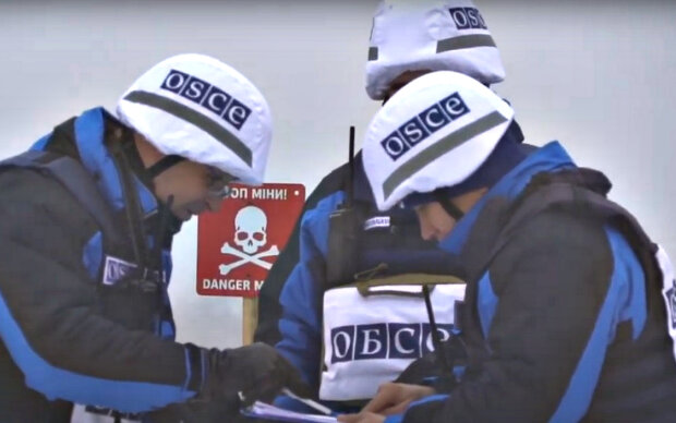 ОБСЄ на Донбасі. Фото: скріншот YouTube-відео.