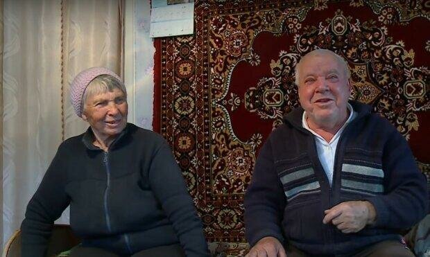 Украинские пенсионеры. Скриншот видео
