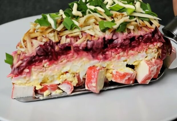 Салат "Зимовий Карнавал", кадр з відео