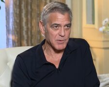 Джордж Клуні, кадр з інтерв'ю