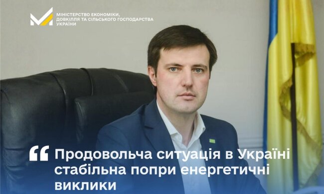 Тарас Висоцький: Продовольча ситуація в Україні стабільна попри енергетичні виклики