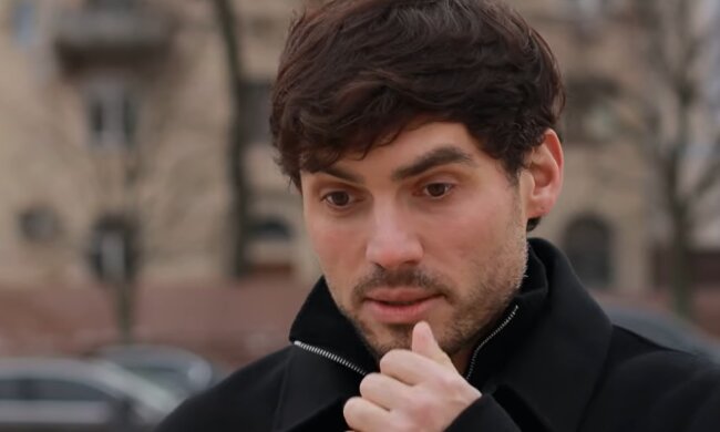 Микита Добринін, кадр з інтерв'ю