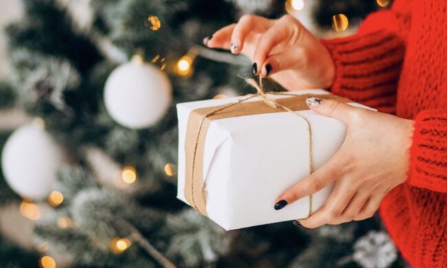 Подарунок, Новий рік, зображення з вільних джерел