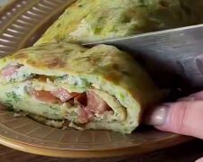 Кабачковий рулет, кадр з відео