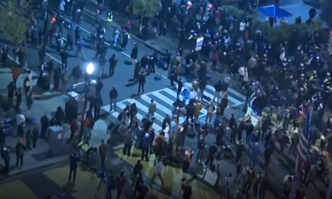 Протесты в США