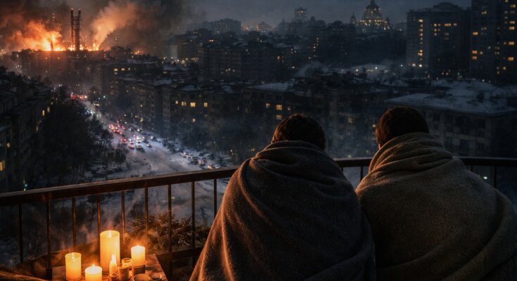 Українці, обстріл, без опалення, ілюстративне зображення hyser.com.ua