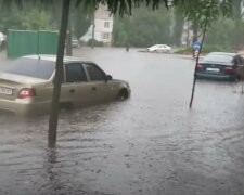 Непогода в Киеве. Фото: скриншот YouTube-видео