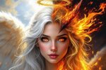 Гороскоп, янгол та демон, зображення: Pinterest