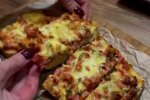 Піца на чіабатті, кадр з відео