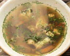 Грибний суп із селери