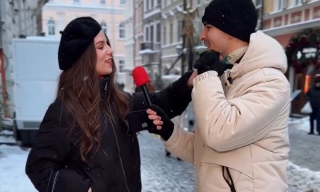 Кристина Соловий и Николас Карма, кадр из видео