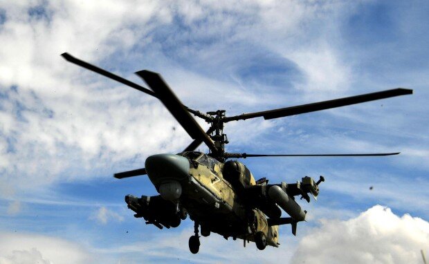 Вертолет упал в Кирилловке, фото: youtube.com
