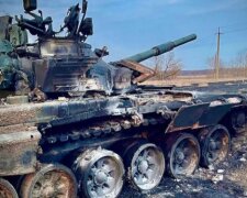 Знищені в Росії танки, фото: youtube.com