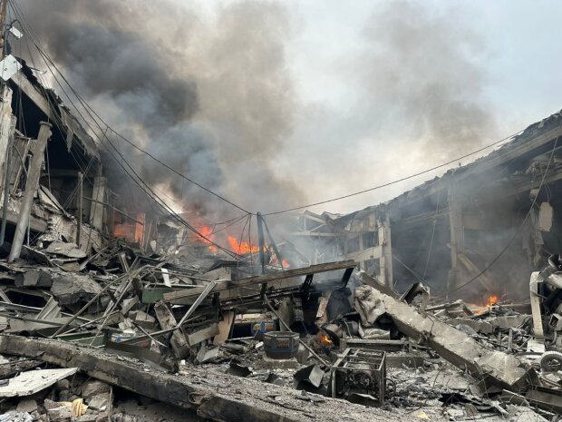 Ракетный удар по Украине. Фото: Телеграм