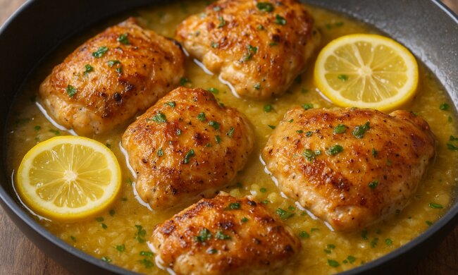 Курица в лимонном соусе, изображение: hyser.com.ua