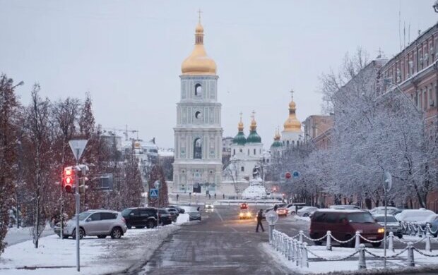 В Киев пришла зима