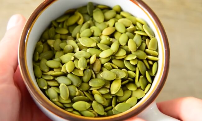 Тыквенные семечки. Фото: YouTube