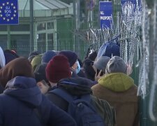 Тиснява на кордоні з Польщею. Фото: скріншот Youtube-відео