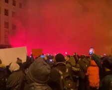 Митинг в поддержку Стерненко, фото: скриншот