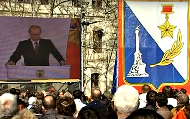Референдум у Севастополі. Фото: скріншот YouTube-відео.