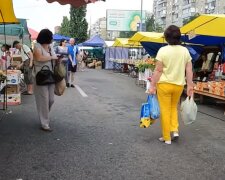 Продукти в Україні: скрін з відео