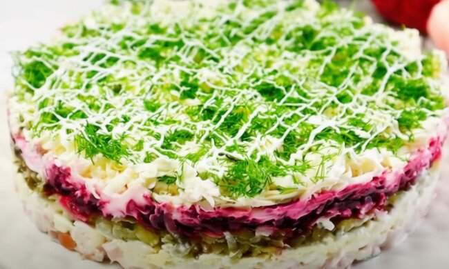 Салат «Камелія», кадр з відео