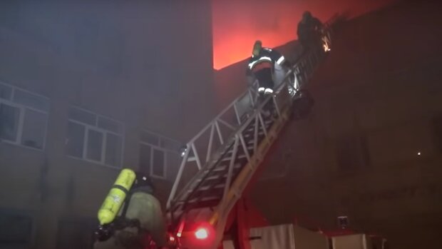 Пожар. Фото: скриншот YouTube-видео