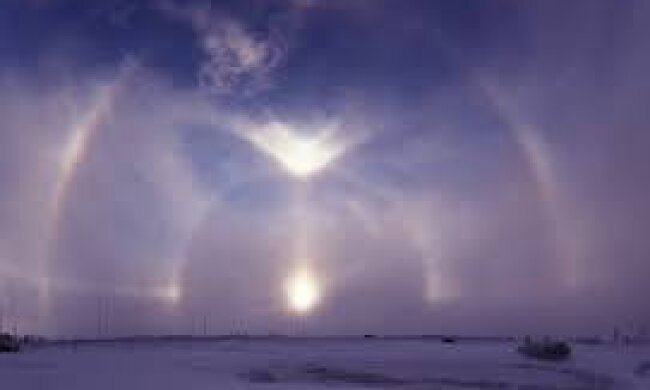 Это знак небесный: над Киевской областью взошло "Божье солнце". Фото необычного явления