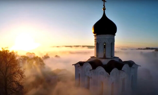 Православный храм. Фото: скриншот YouTube-видео.