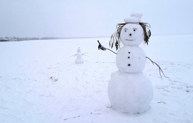 Снеговик, фото: скриншот