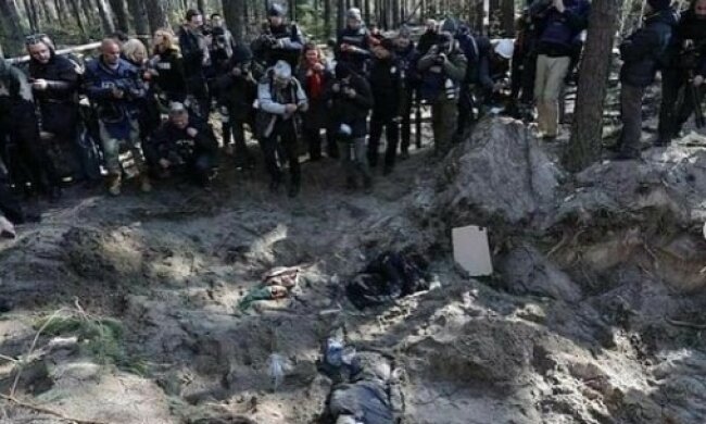 Звірства окупантів у Бучі, фото: youtube.com