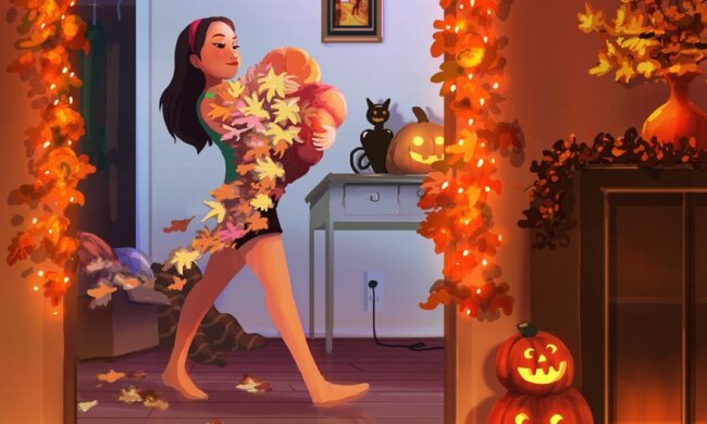 Геловін, зображення з вільних джерел