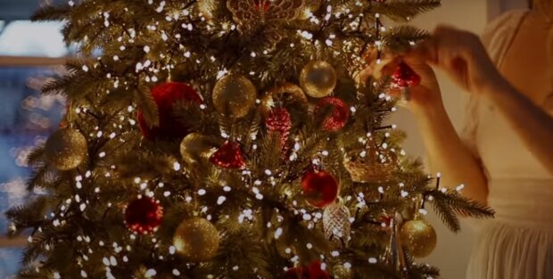 Новогодняя елка. Фото: скриншот YouTubе