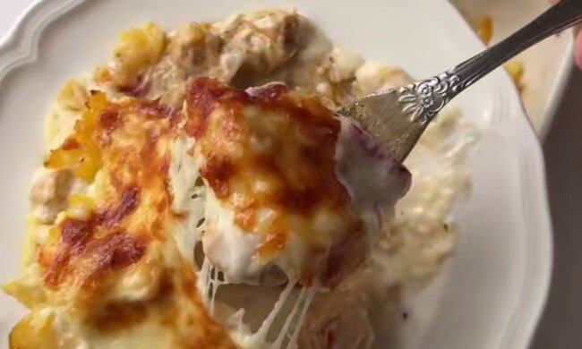 Куряча запіканка, кадр з відео