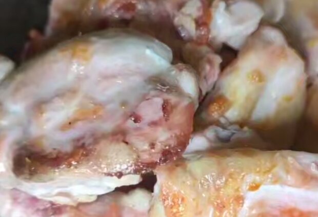 Курица в лимонном соусе, кадр из видео