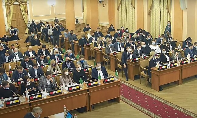Одесские депутаты. Фото: скриншот YouTube-видео