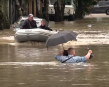 Наводнение в Крыму. Фото: скриншот YouTube-видео