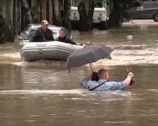 Повінь у Криму. Фото: скріншот YouTube-відео