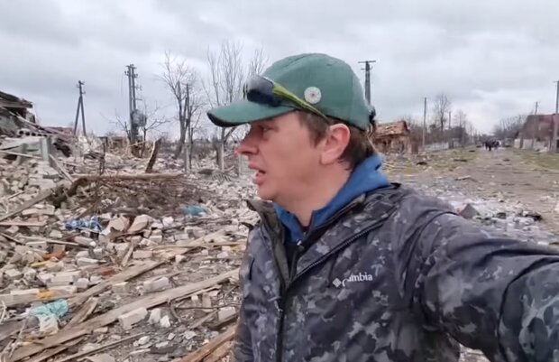 Нехай побачить весь світ: Дмитро Комаров показав знищене росіянами село