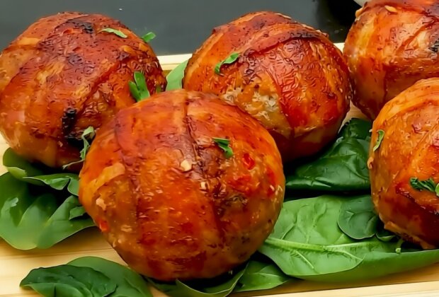 Мясные шарики-сюрприз, кадр из видео