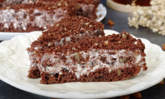 Повітряний шок-торт "Їжа богів", кадр з відео