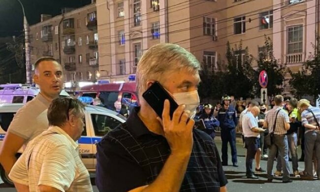 Взрыв маршрутки в Воронеже, фото: youtube.com