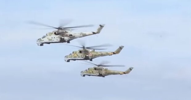 Под Киевом сбит российский боевой вертолет