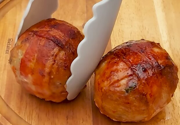 Мясные шарики-сюрприз, кадр из видео